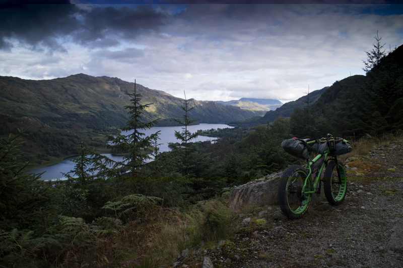 Overlooking Loch Lomond on the decent before a night at Bein Glas.