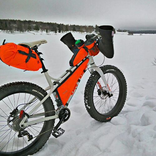 River in Rovaniemi near race start line